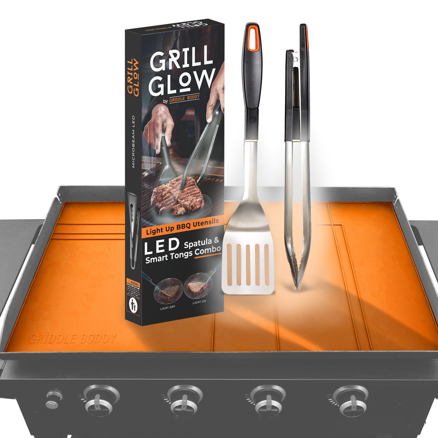 Griddle Buddy + Grill Glow utensils (MOST POPULAR)