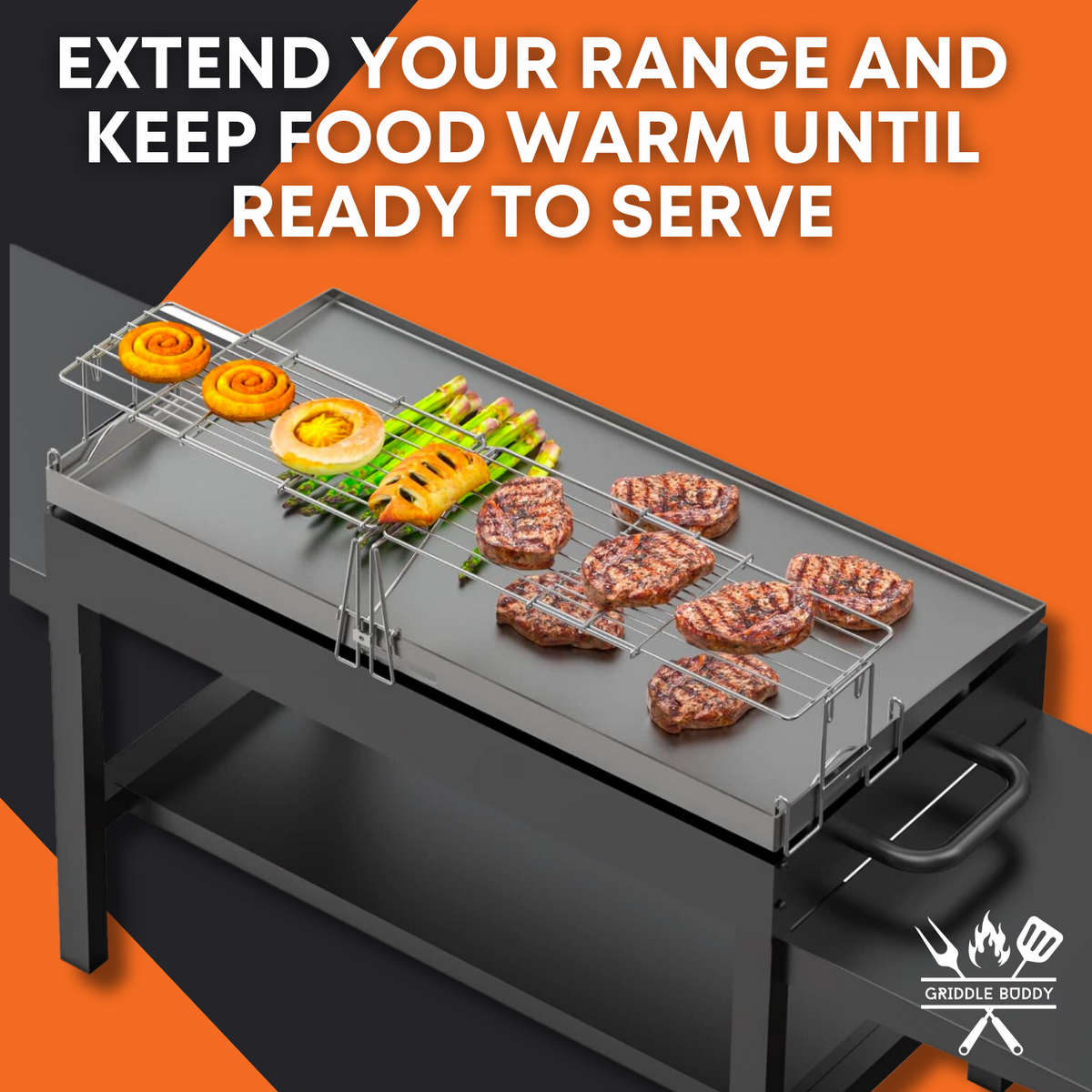 Griddle Racks Adjustable Warming Rack – griddlebuddy